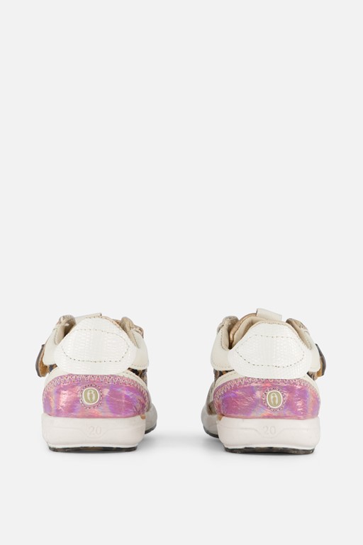 Shoesme Run Flex Sneakers brons Leer