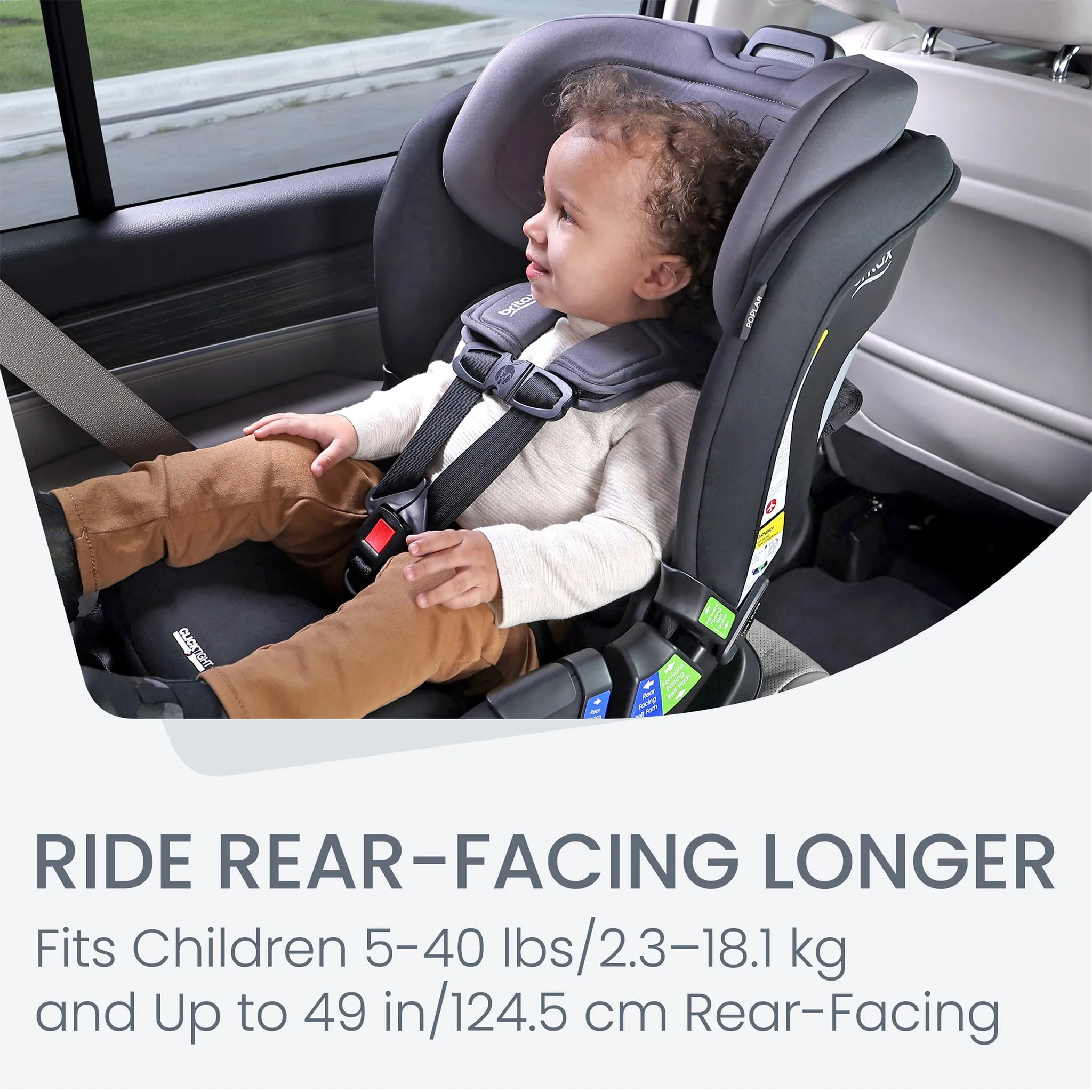 Britax Siège d'Auto 5-65lb Poplar™ - Onyx
