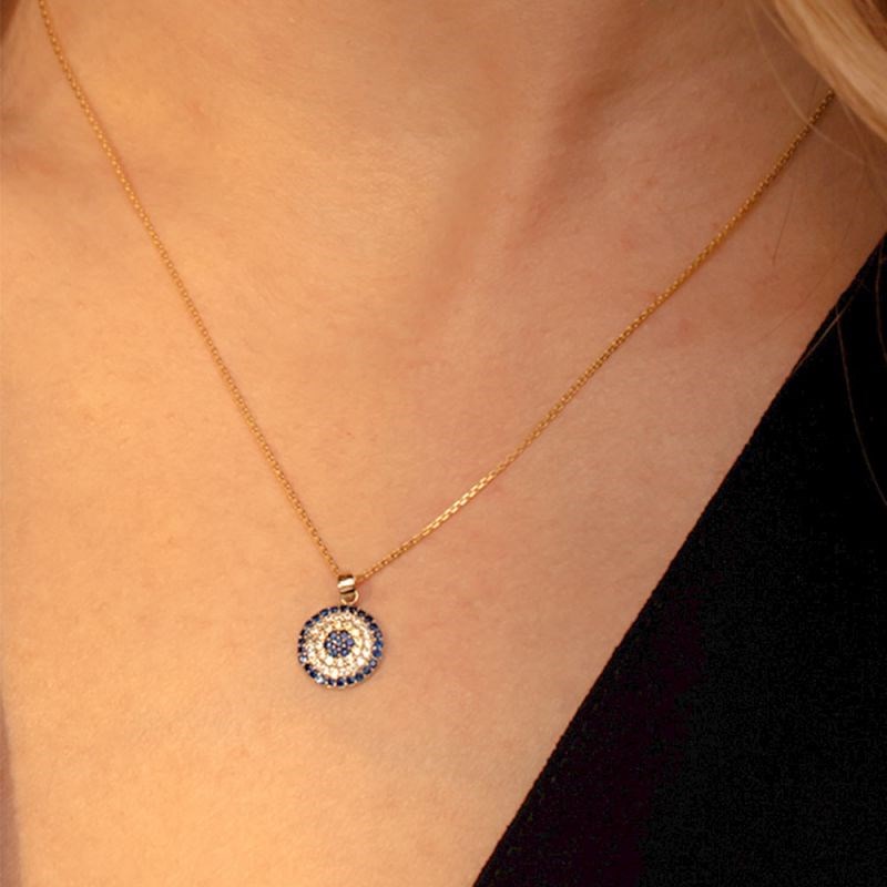 Pendentif Or Jaune 375/1000 et Zirconium