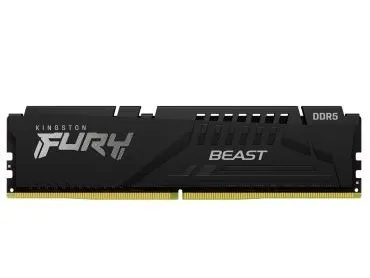 Kingston FURY Beast - DDR5 - sæt - 128 GB: 4 x 32 GB - DIMM 288-PIN - 5200 MT/s / PC5-41600 - CL40 - 1.25 V - ikke bufferet - on-die ECC - sort