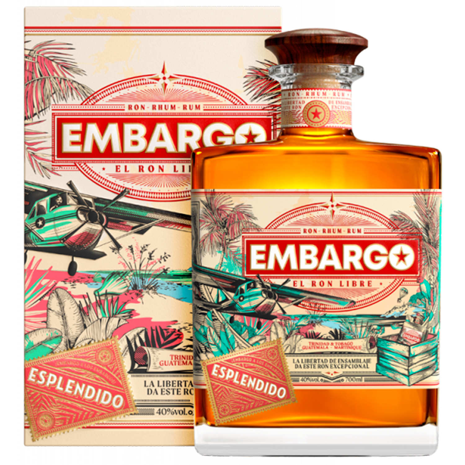 Embargo Anejo Esplendido - Rhum des Caraïbes 40%