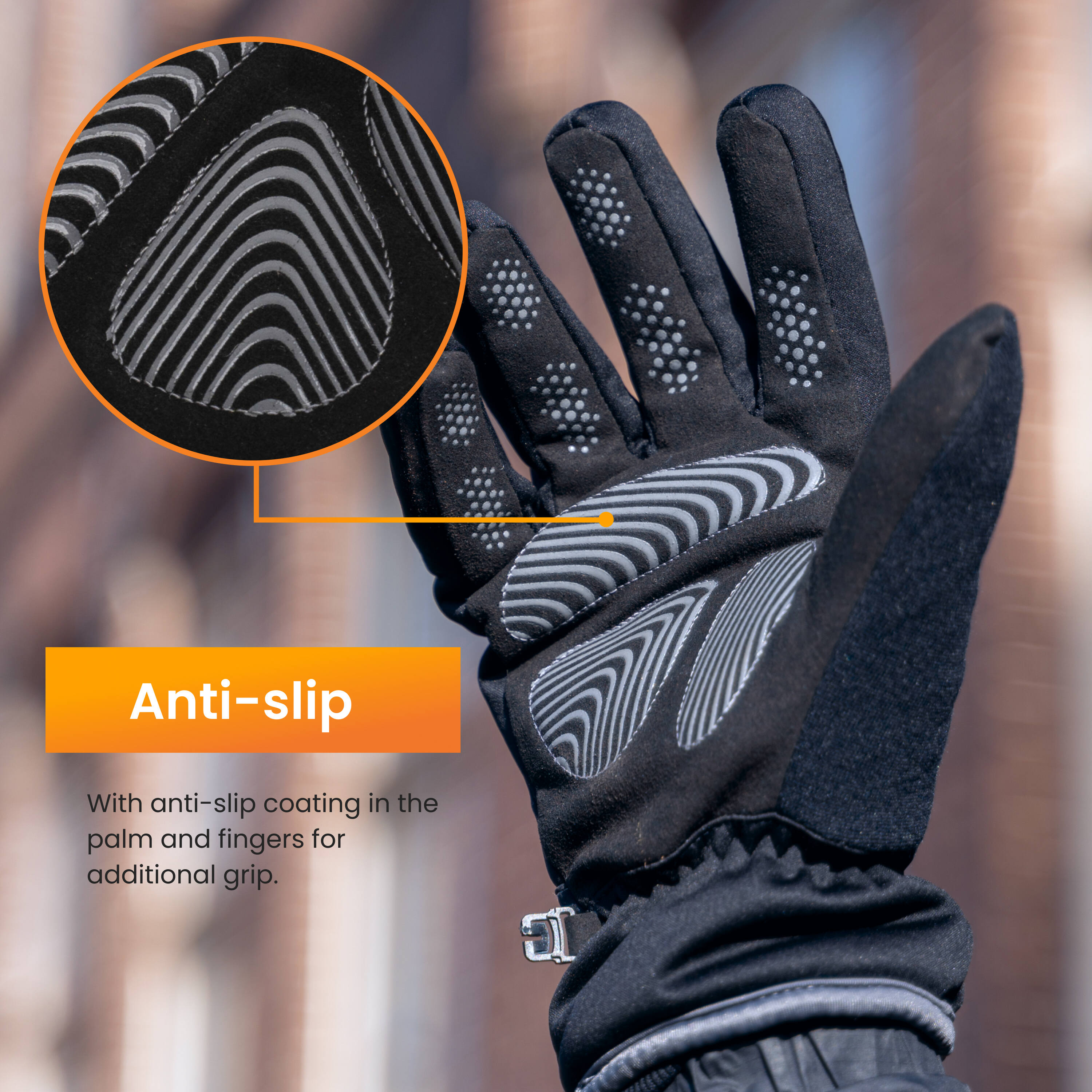 R2B Luxe waterdichte touchscreen handschoenen