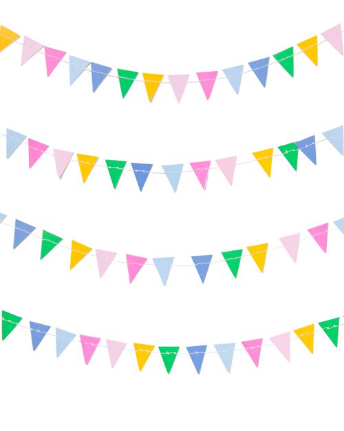 guirlande avec petits fanions 200cm