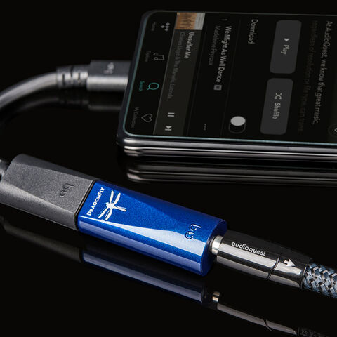 Koop AudioQuest DragonFly Cobalt Hoofdtelefoonversterker | 5 Jaar Garantie