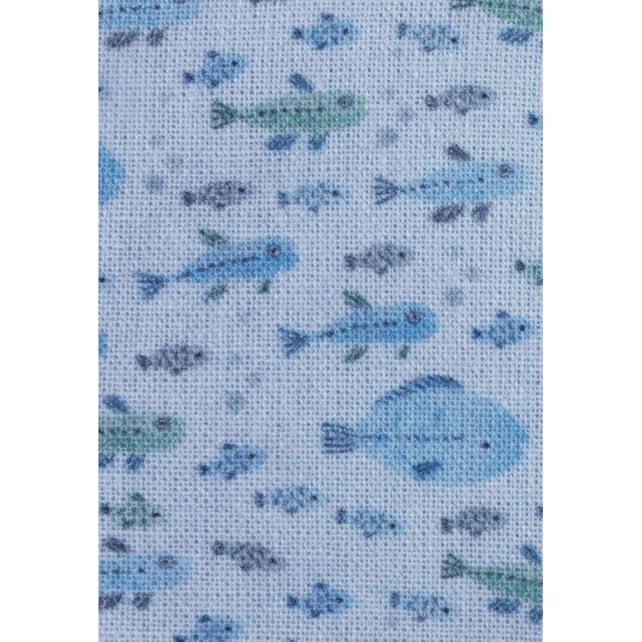 Sterntaler Wendefischerhut Fische hellblau