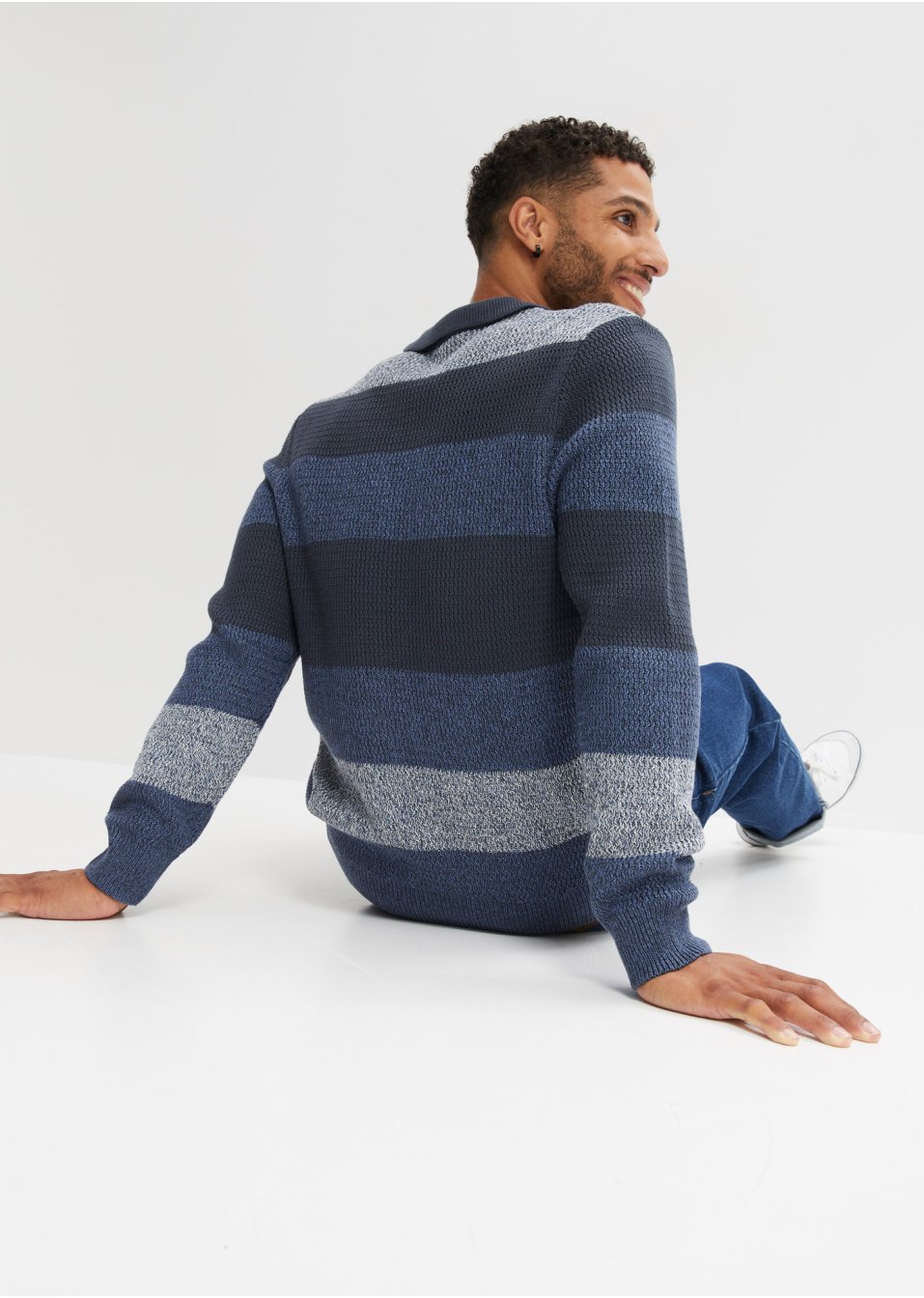 Pull à col polo