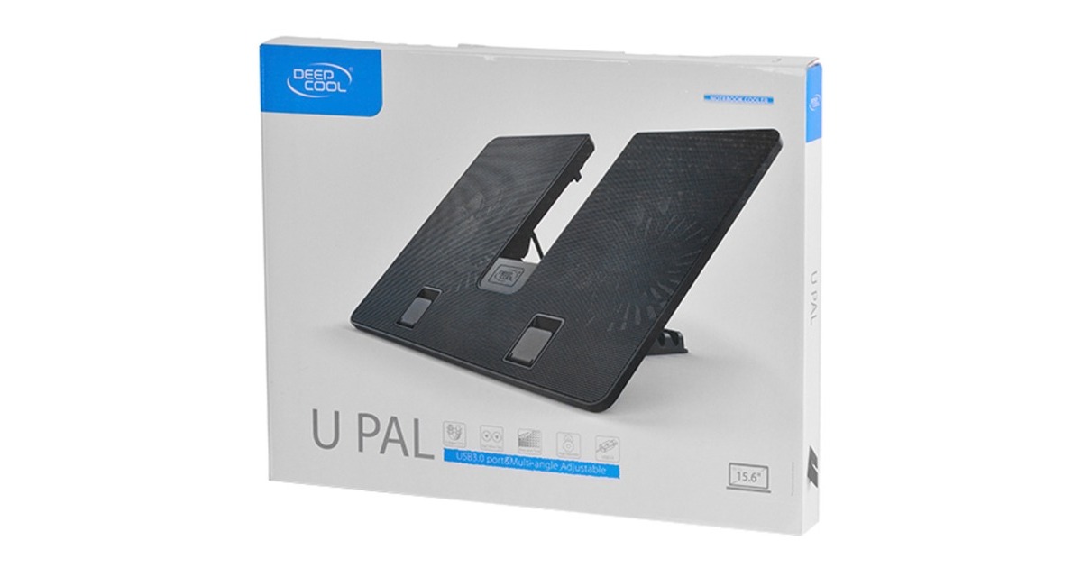 DeepCoolU PAL laptopkoeler  (Zwart)