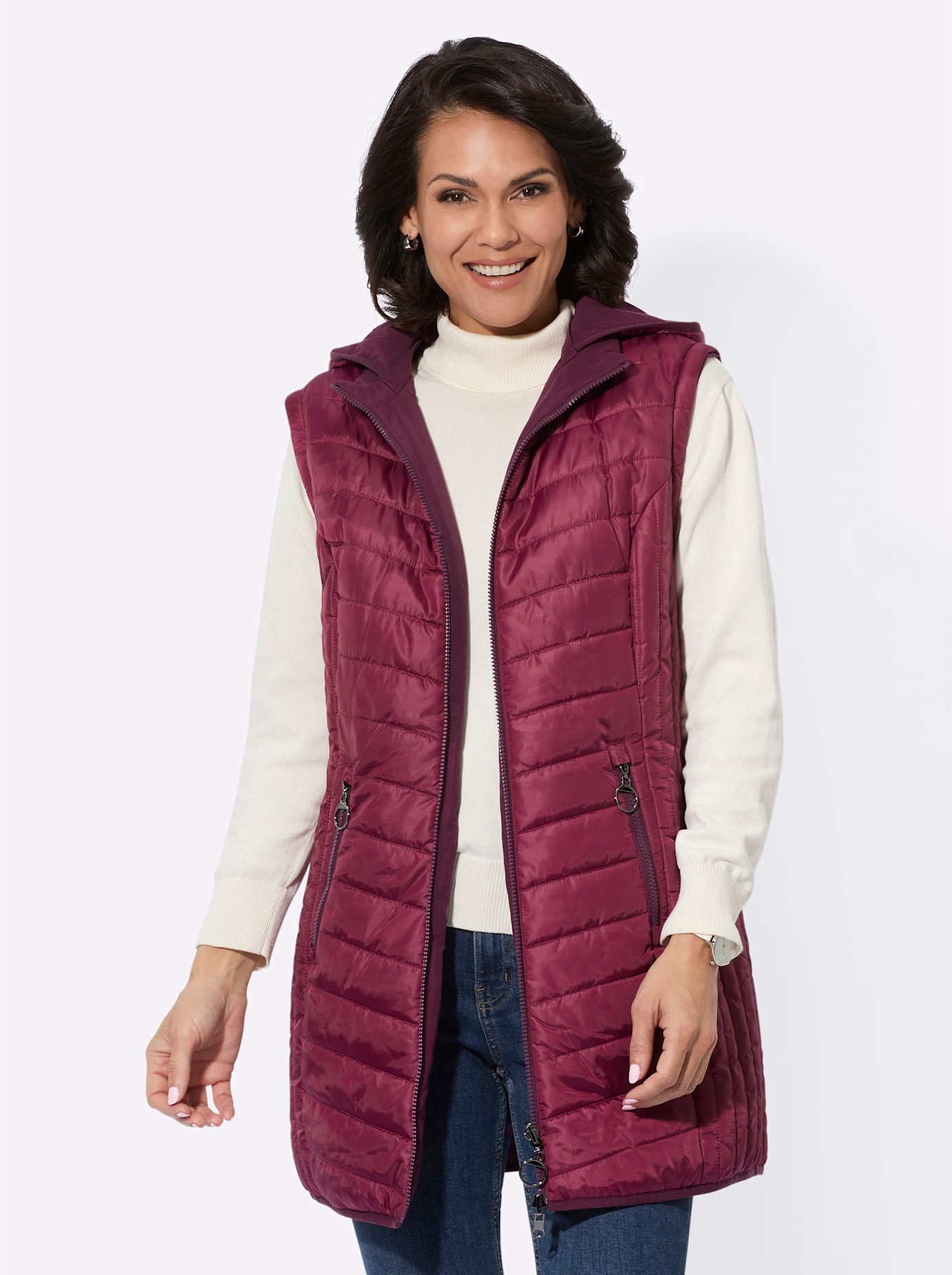 Casual Looks Wendejacke mit Kapuze