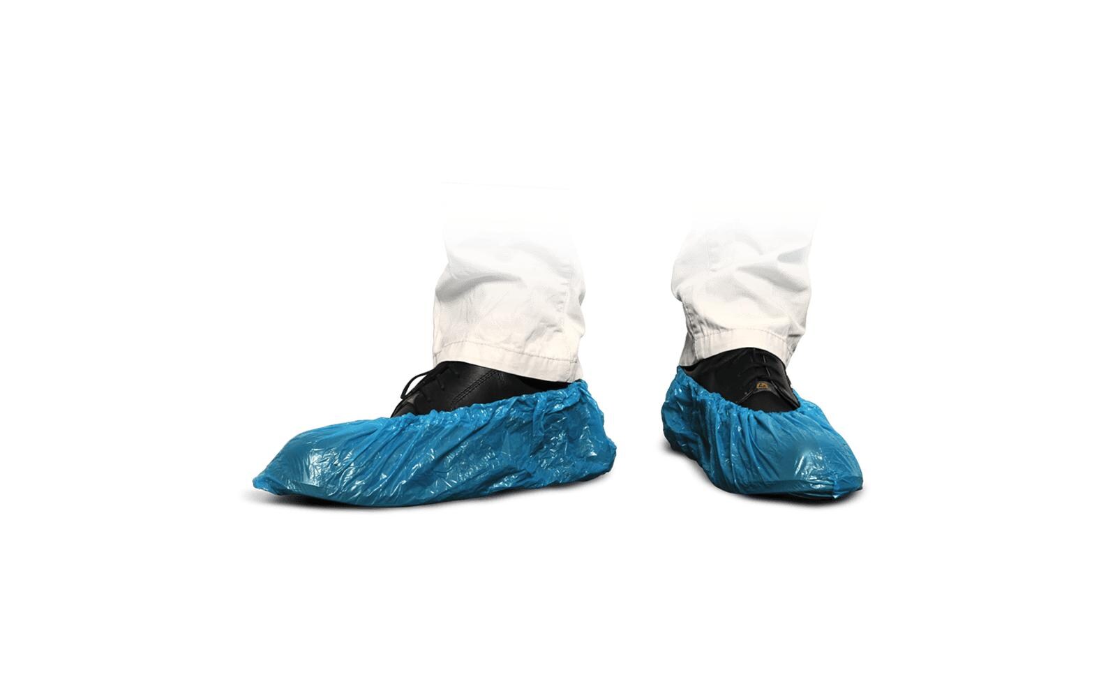 Schuhüberzüge aus Polyethylen 100 StückSchuhüberzüge