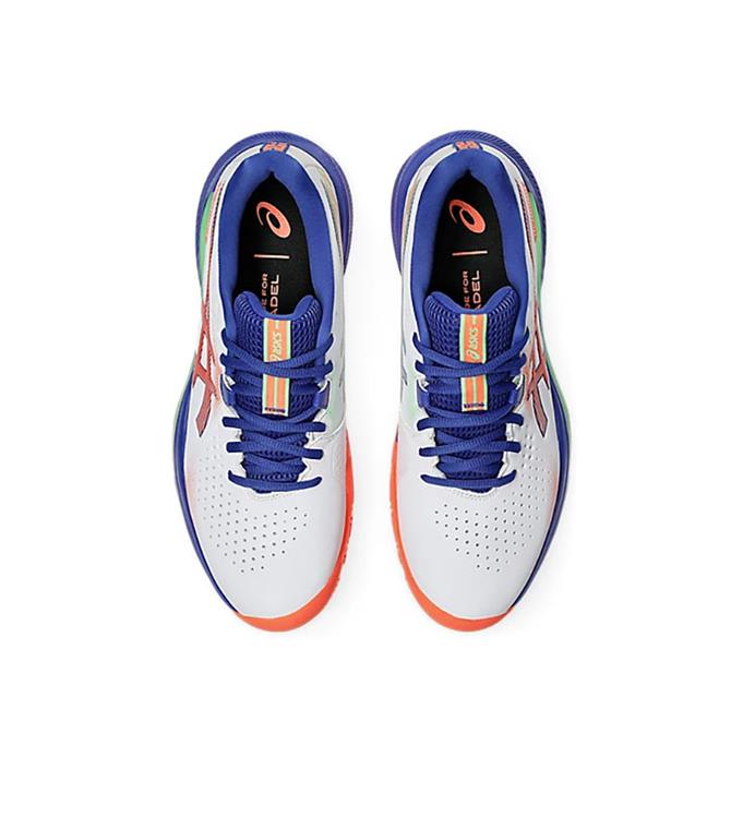 ASICS GEL-CHALLENGER 15 PADEL 1041A511 WHITE-VIVID-CORAL