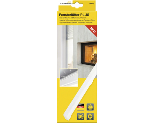 Schellenberg 46604 witte raamventilator Plus, 1 stuk