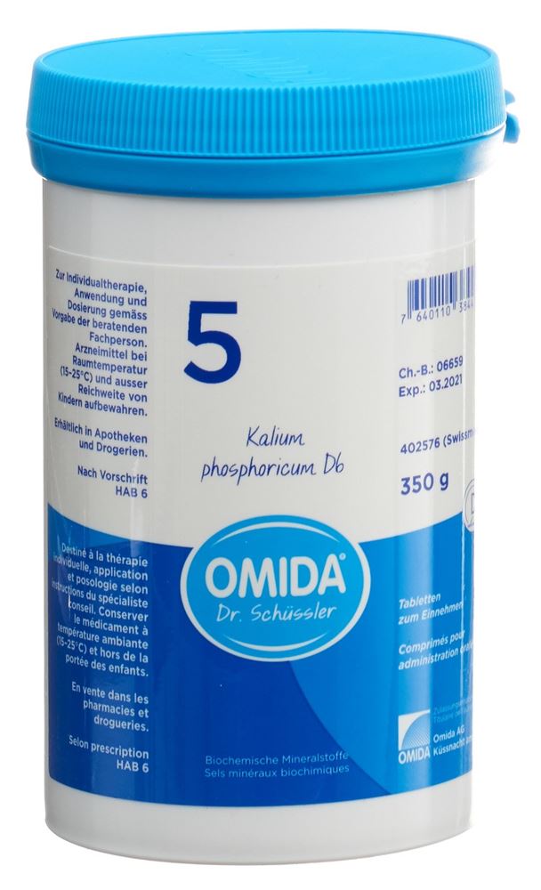 Omida Nr5 Kalium phosphoricum Tabl 6 D Ds 350 g