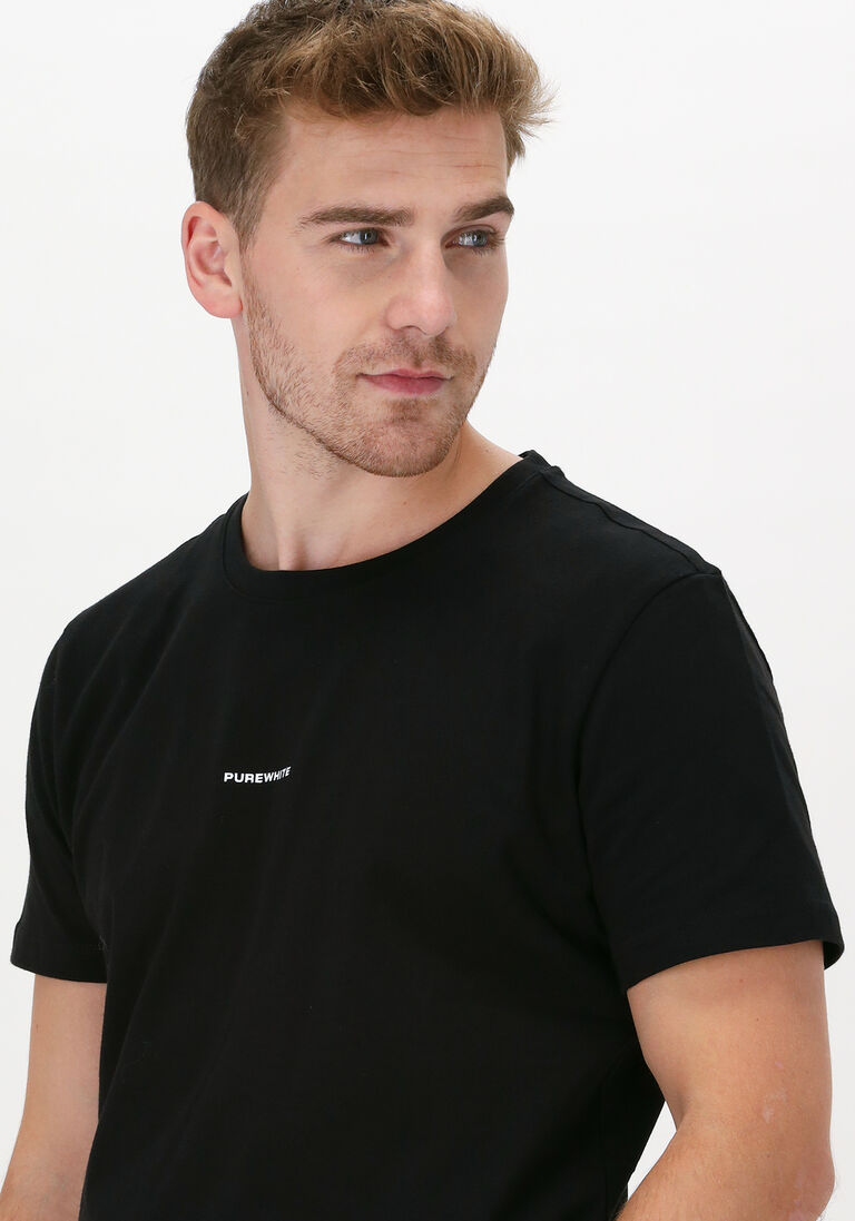 PUREWHITE zwarte purewhite t-shirt pure logo tee