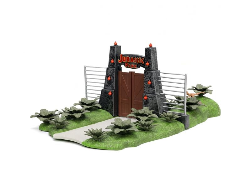 Jada Toys Jurassic World Diorama mit 2 Nano Cars Jurassic World Nano Szene Diorama mit zwei Modellautos