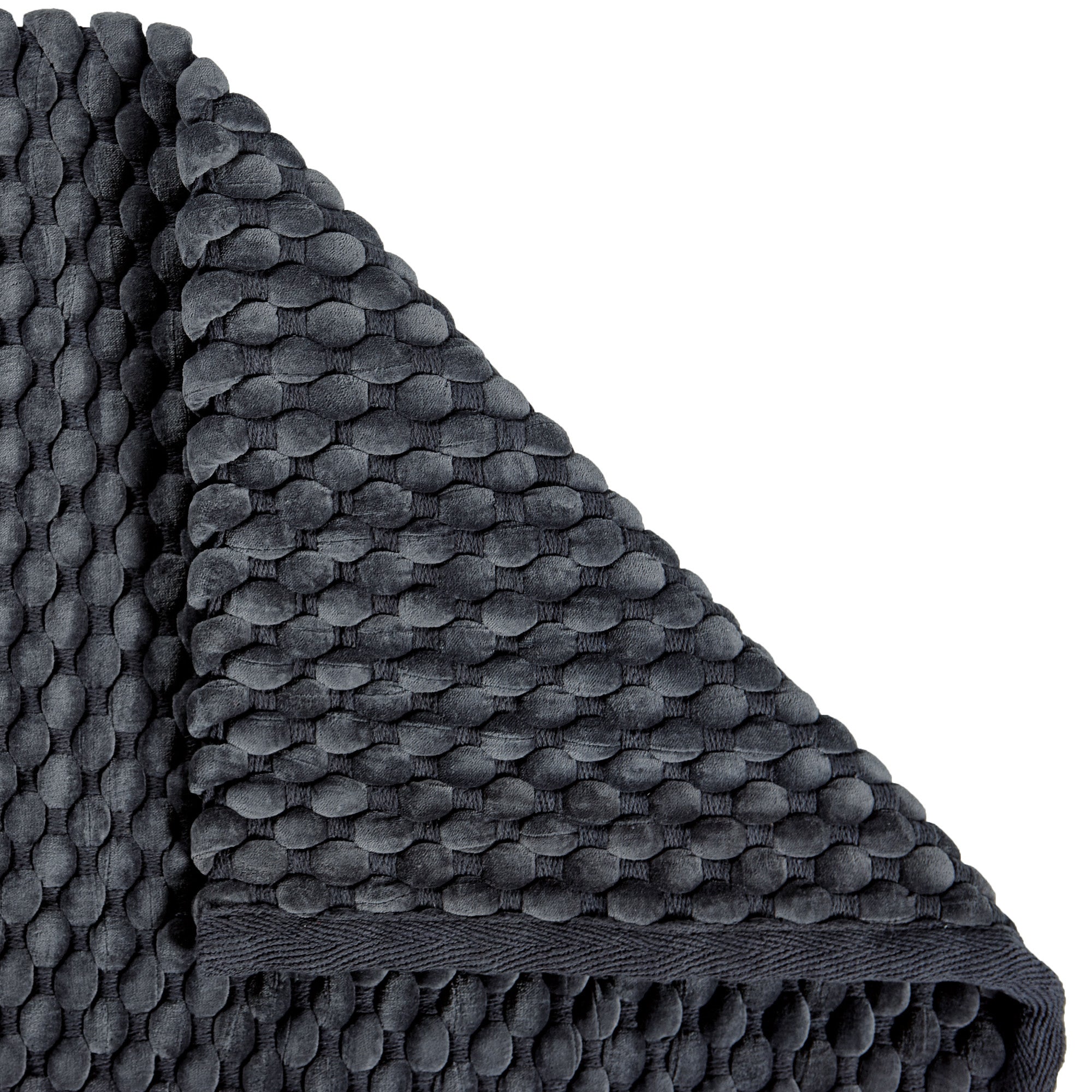 Maks Badmat Dark Grey | 70 x 120 cm | Grijs | Katoen