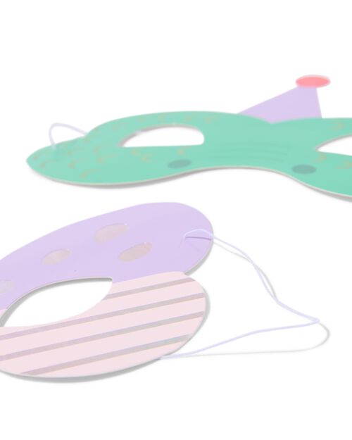 masques en papier 8 pièces