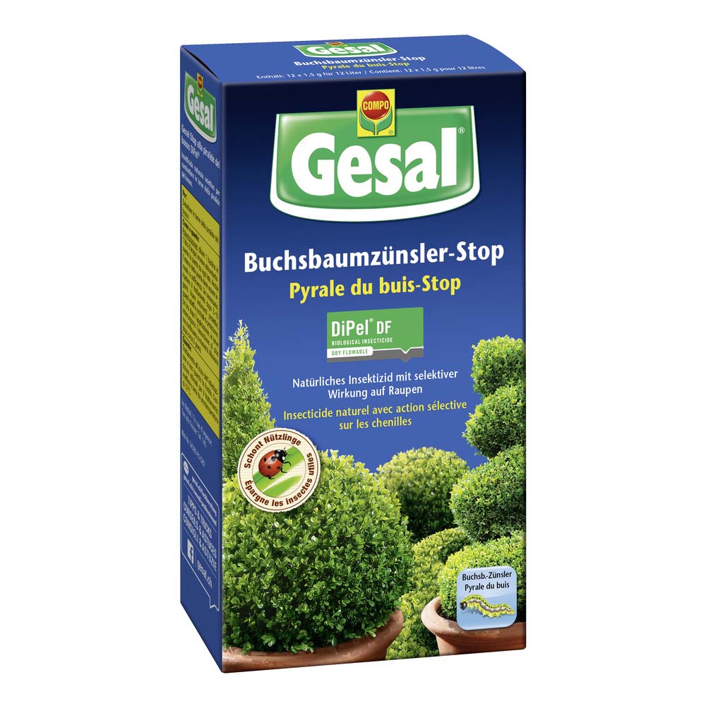 GESAL Buchsbaumzünsler-Stop<br>12 × 1.5 g, DiPel DF