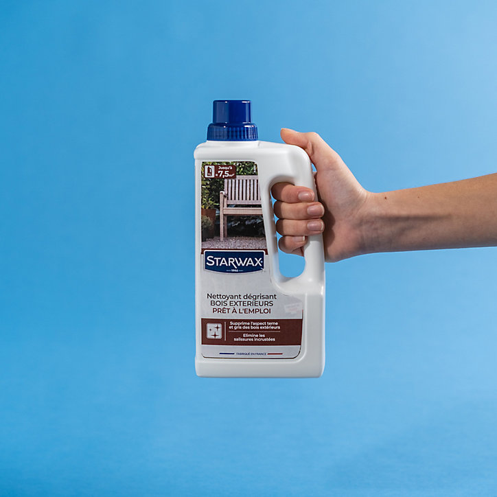 Nettoyant dégrisant teck et bois exotiques Starwax 1L