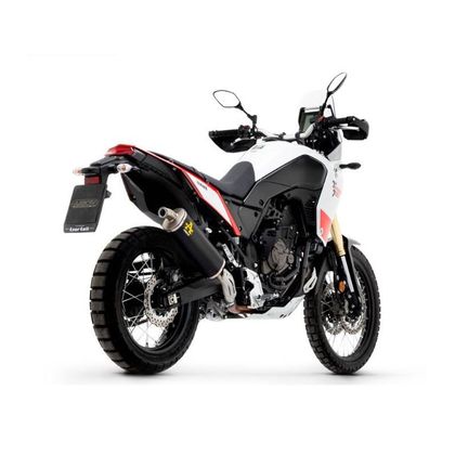 Silencieux Arrow indy race evo alu noir embout inox - Noir