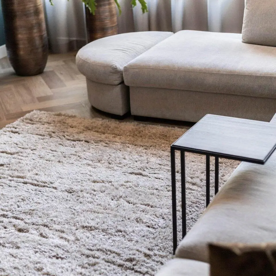 Interieur05 Hoogpolig vloerkleed Fender wit/creme - 340 x 240 cm