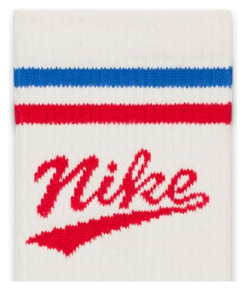 Trois Paires de Chaussettes Nike Everyday Plus Crew Blanc