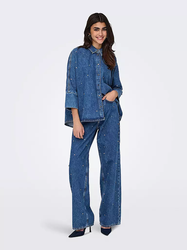ONLY Jeans Wide Leg ONLHOPE blau