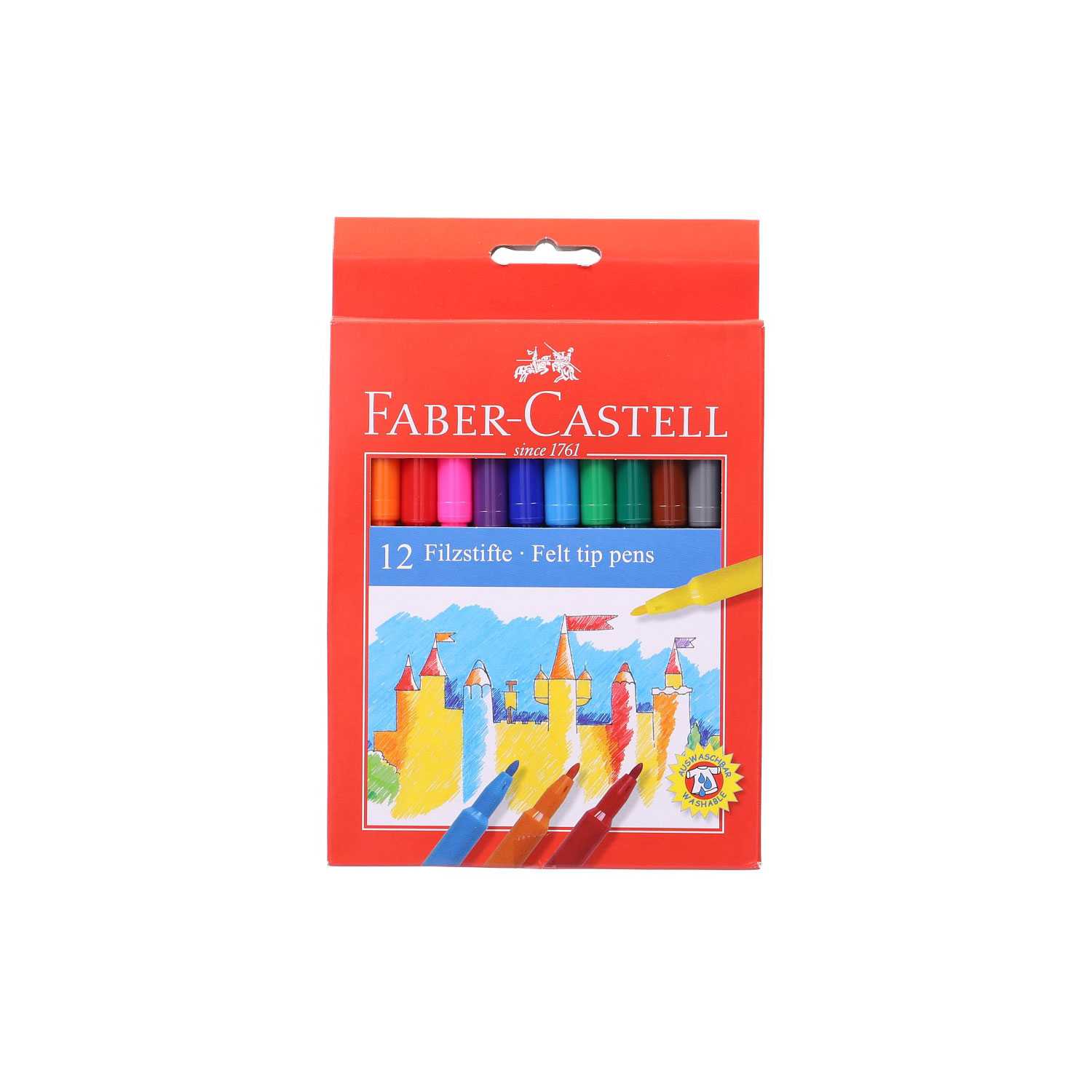 FABER-CASTELL Fasermaler 12er