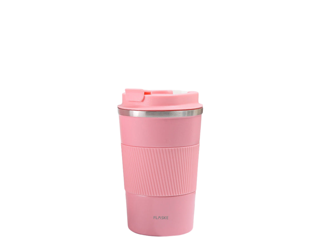 FLASKE 380 ml RVS koffiebeker to Go - Flower