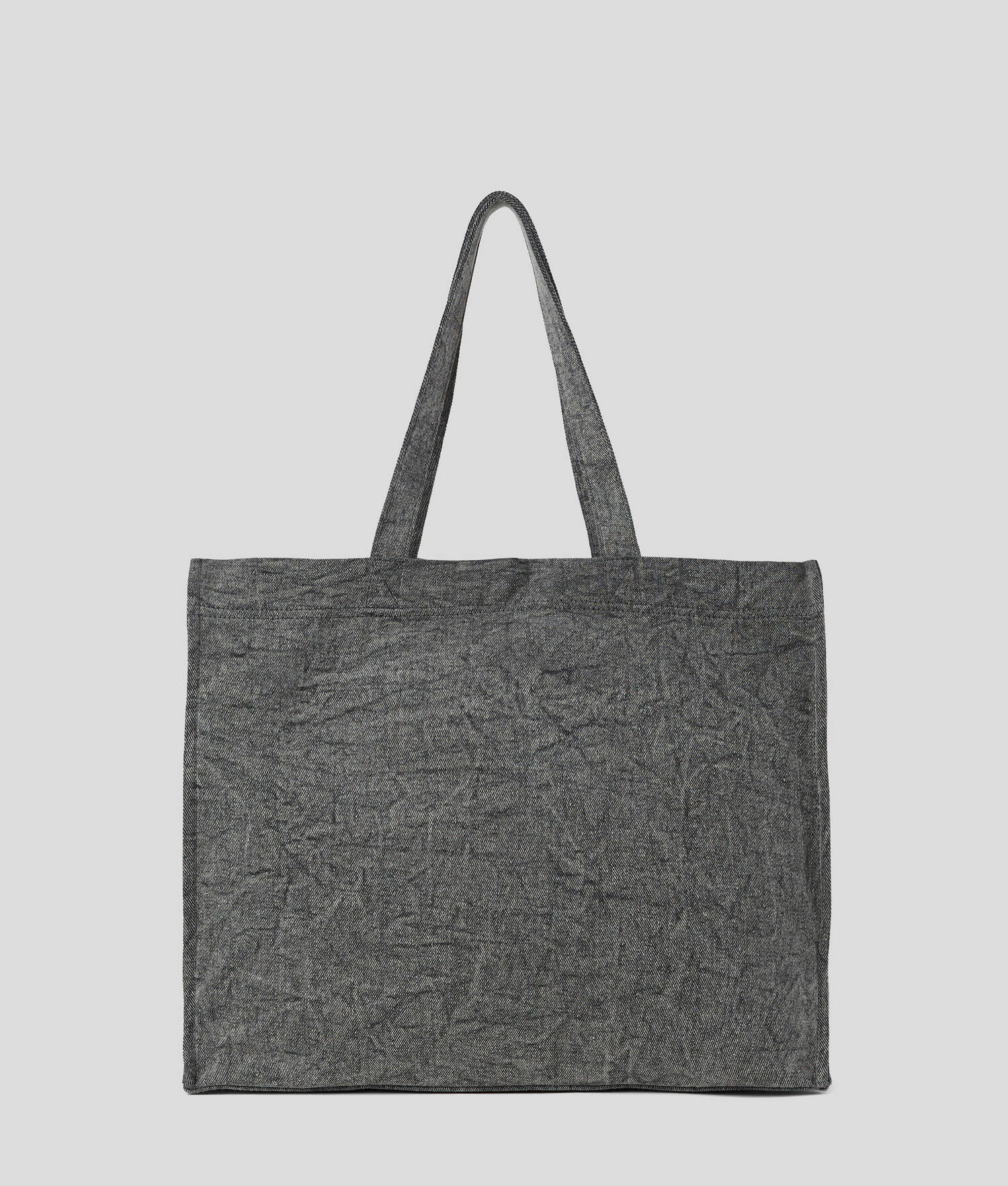 SAC SHOPPER EN DENIM À LOGO KLJ