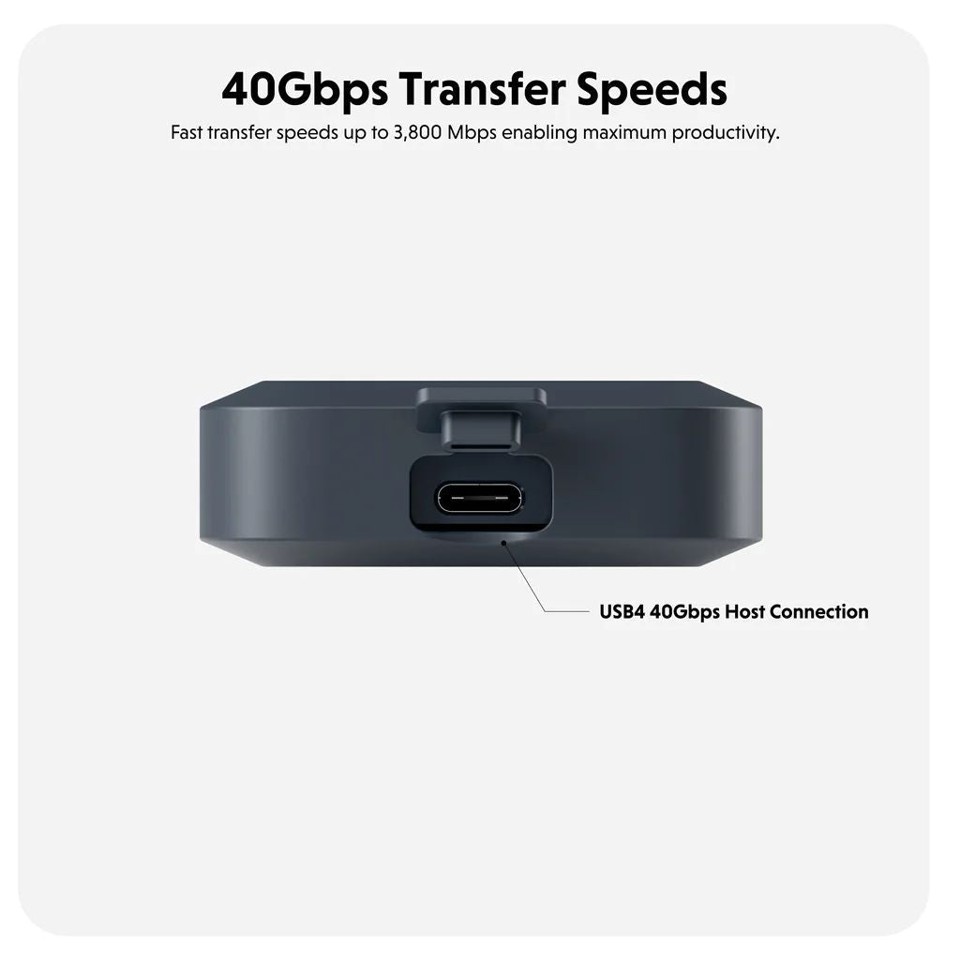 Hyper - HyperDrive - EcoSmart USB4 SSD Kabinet