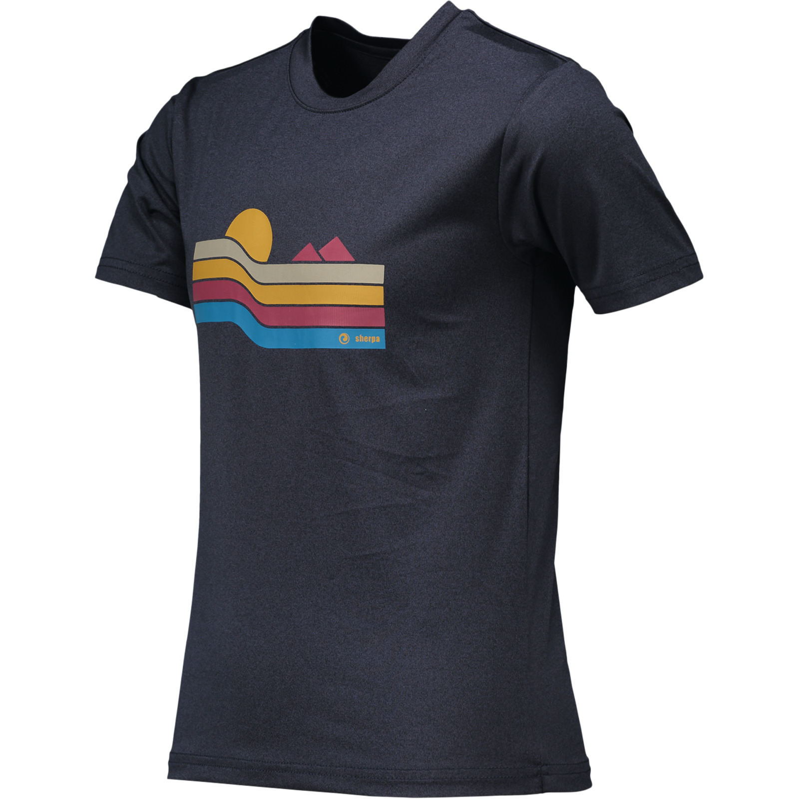 Sherpa Kinder-T-Shirt Mugu dunkelblau