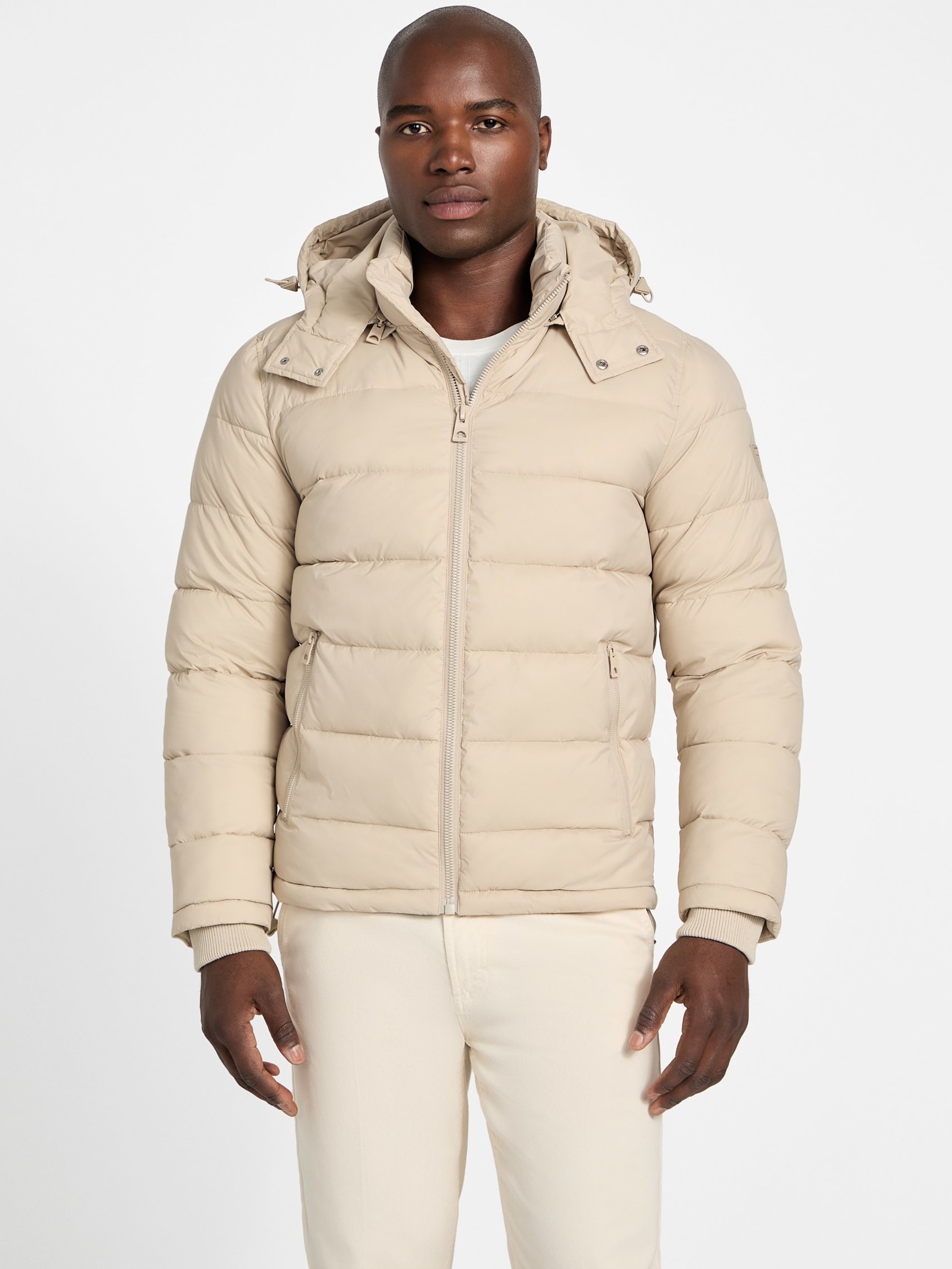 Jaqueta puffer de nylon fosco Glacier