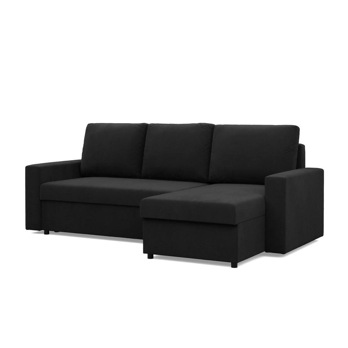 Mebligo Ecksofa Textil 3-Sitzer L-Form