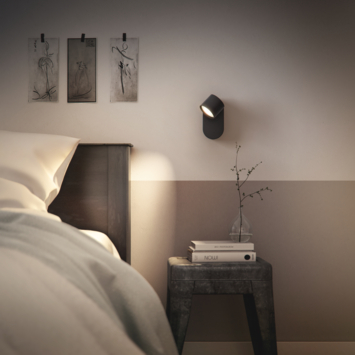 Philips opbouwspot Star zwart
