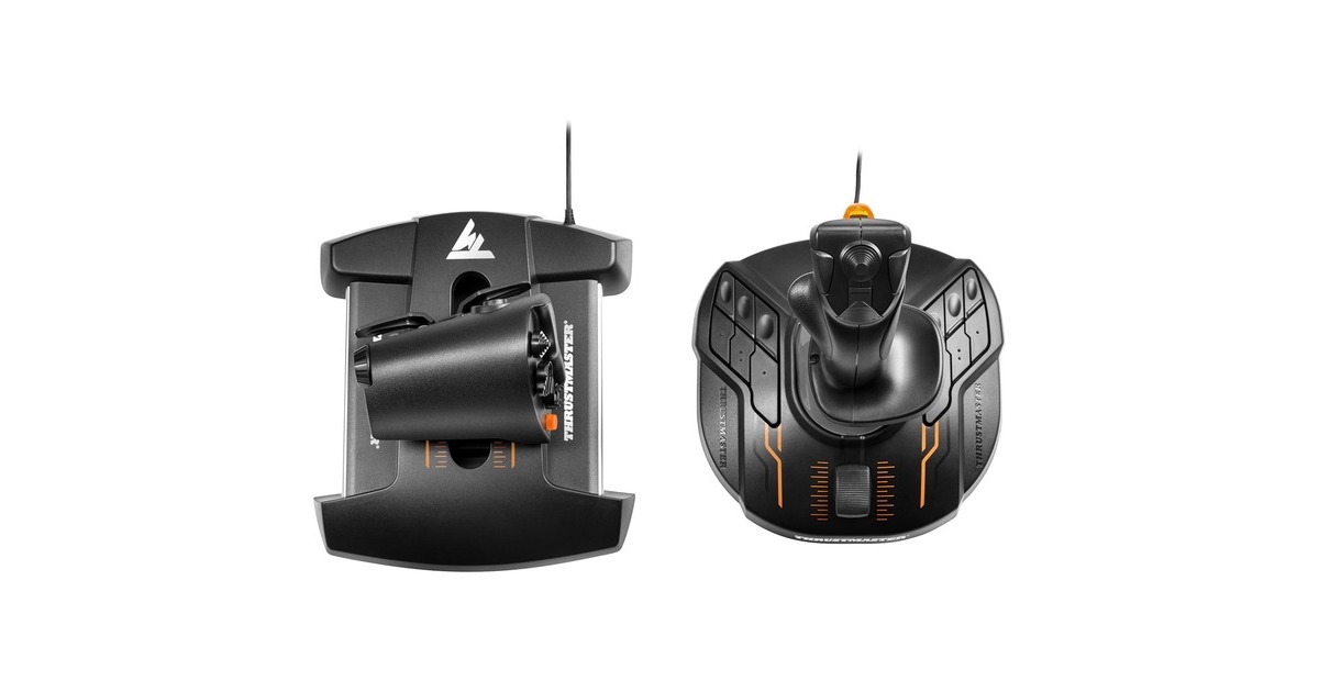 ThrustmasterT.16000M FCS HOTAS gaming hotas  (Zwart/oranje, Pc)