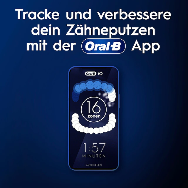 Oral-B Elektrische Zahnbürste »iO 10« 1 Stk. Aufsteckbürsten Magnet-Technologie, iOsense, 7 Putzmodi, Farbdisplay & Lade-Reiseetui
