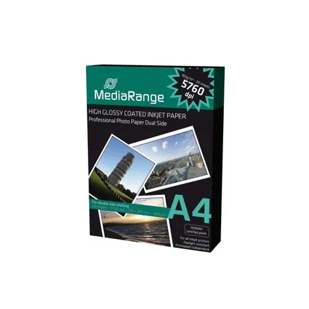 MediaRange 50 Blatt Fotopapier beidseitig / hochglänzend - high glossy / 160g