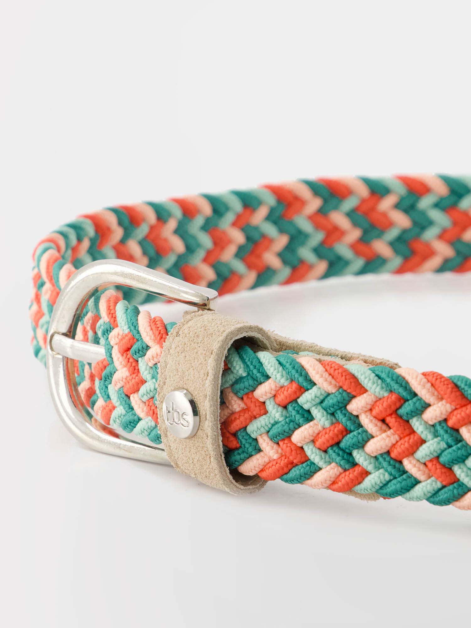 Ceinture Femme Tressée & Elastiquée Multico