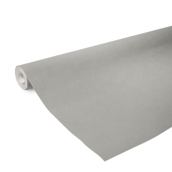 Vliesbehang Basic linen uni grijs (dessin 102353)