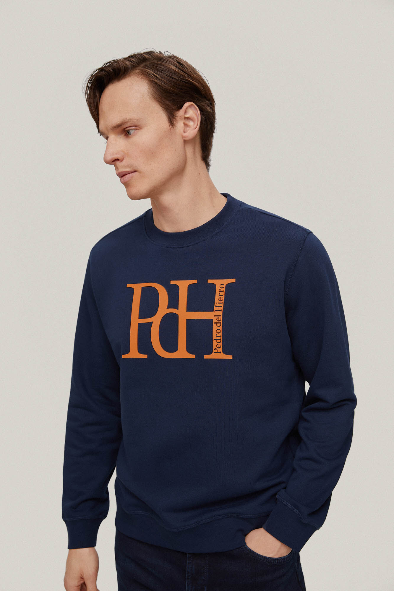 Sudadera com logo grande - Azul