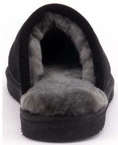 Warmbat - Kids Classic - Pantoffel - Black - Suède
