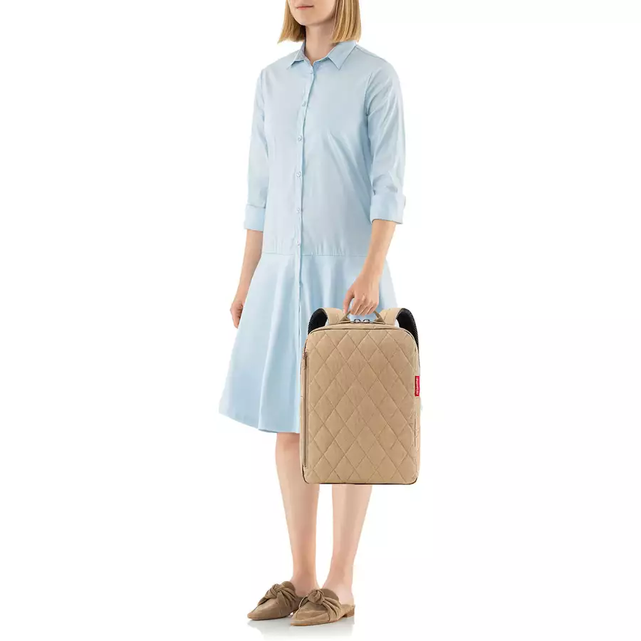 reisenthel travelling Classic - Rucksack M 39 cm rhombus ginger