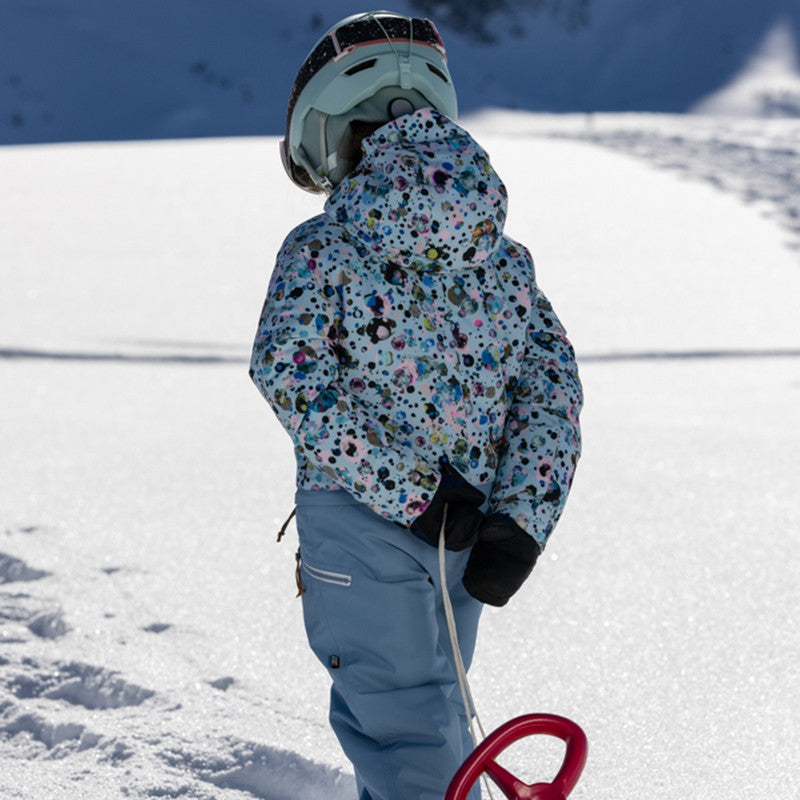 Kinder Caspar Wintereinteiler faded denim