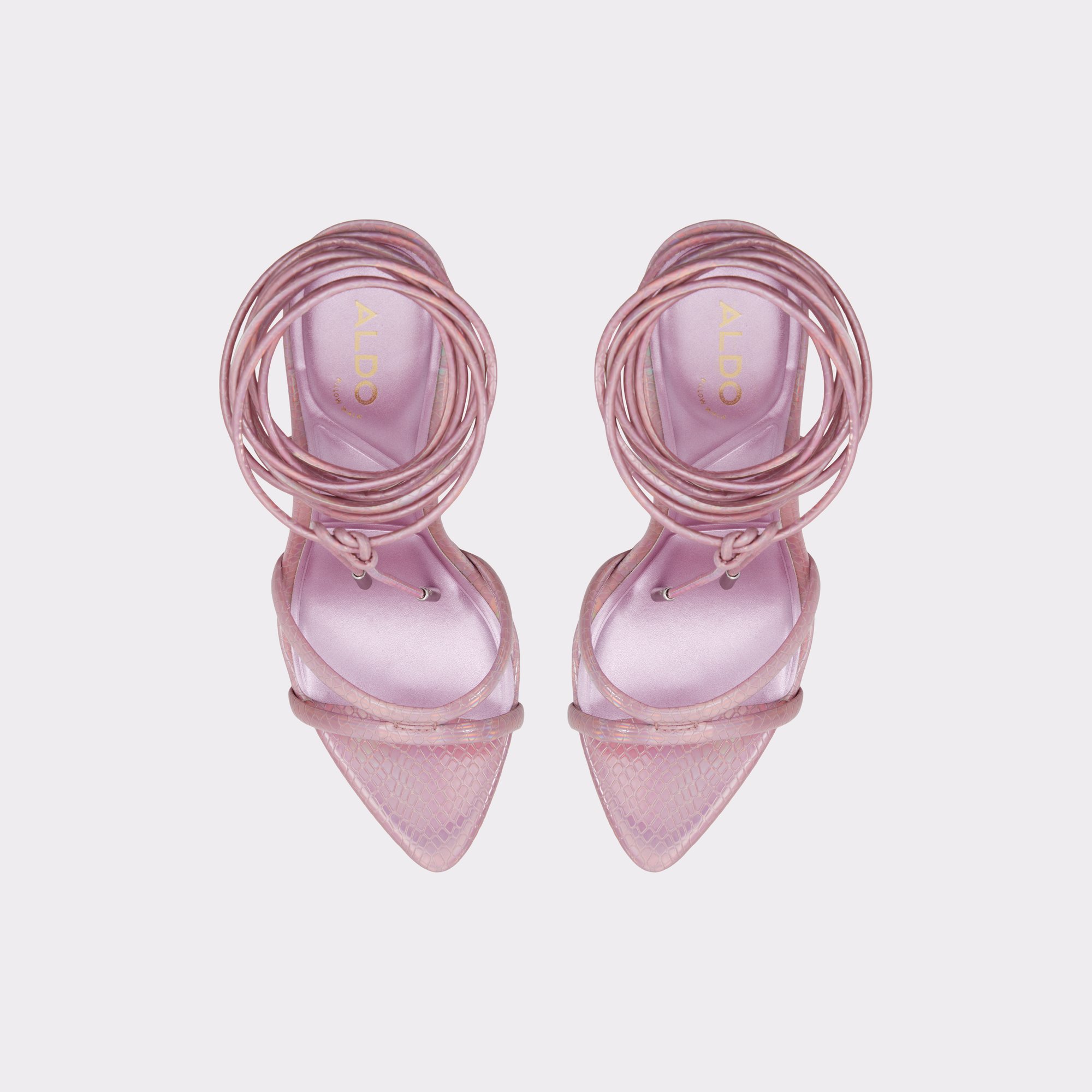 Izabella Pink Overflow Women Strappy Sandals