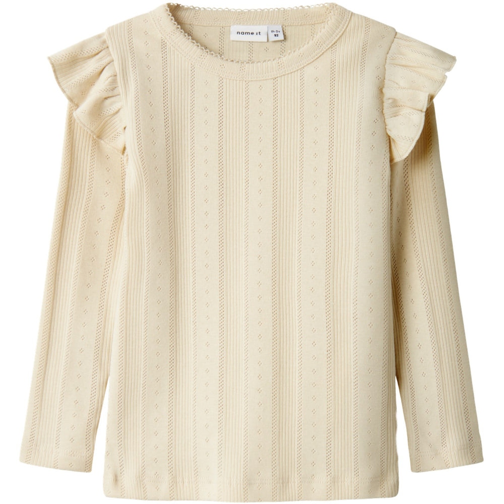 Køb Name It Summer Sand Julia Slim Bluse Noos