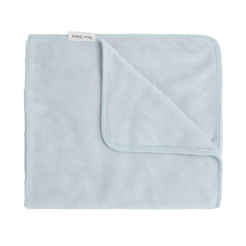 baby ledikantdeken Cozy 100x135 cm misty blue