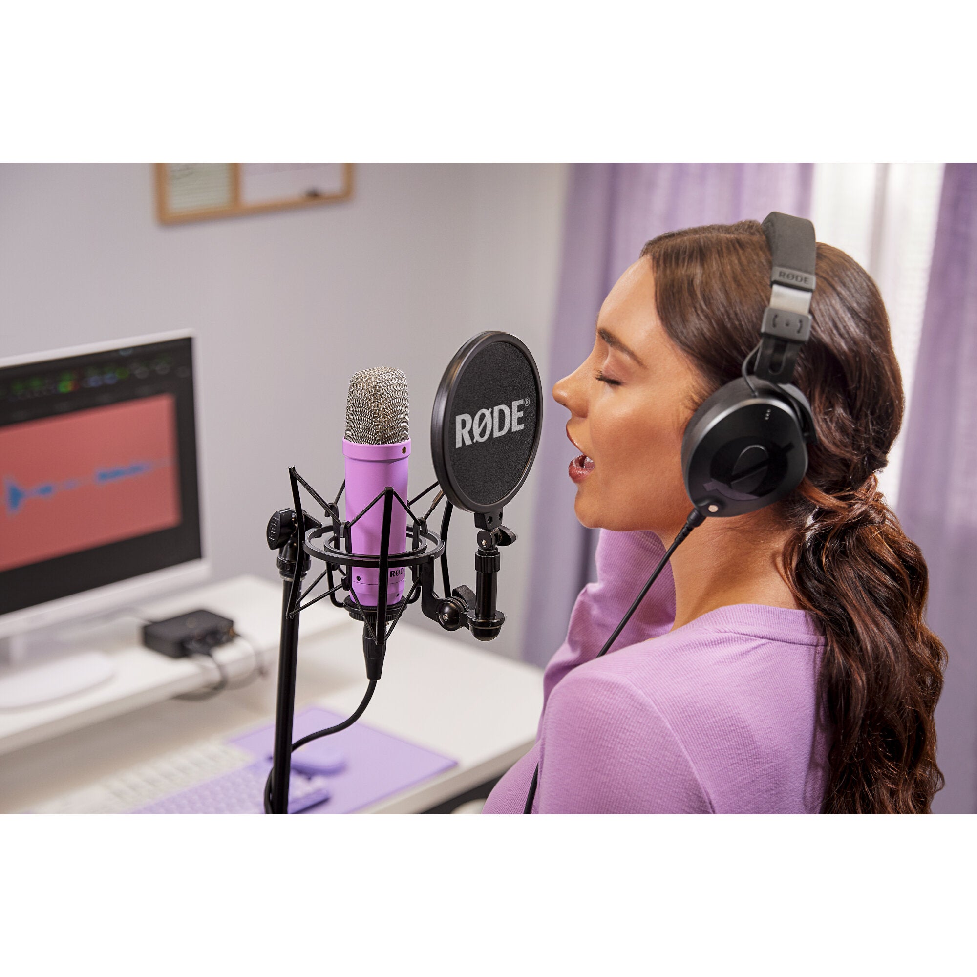 RØDE NT1 Signature Series Purple grootmembraan condensatormicrofoon