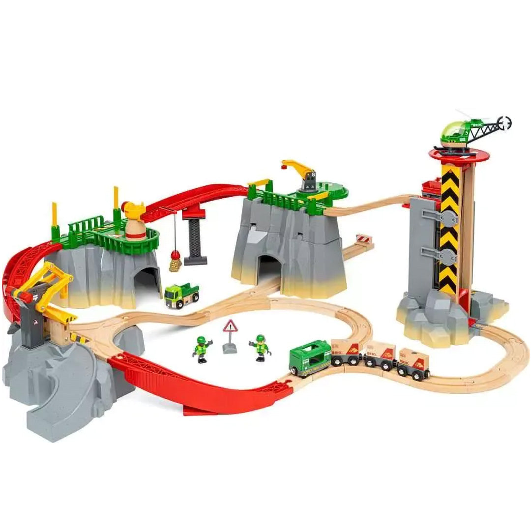brio treinbaan goederenberg - 49-delig