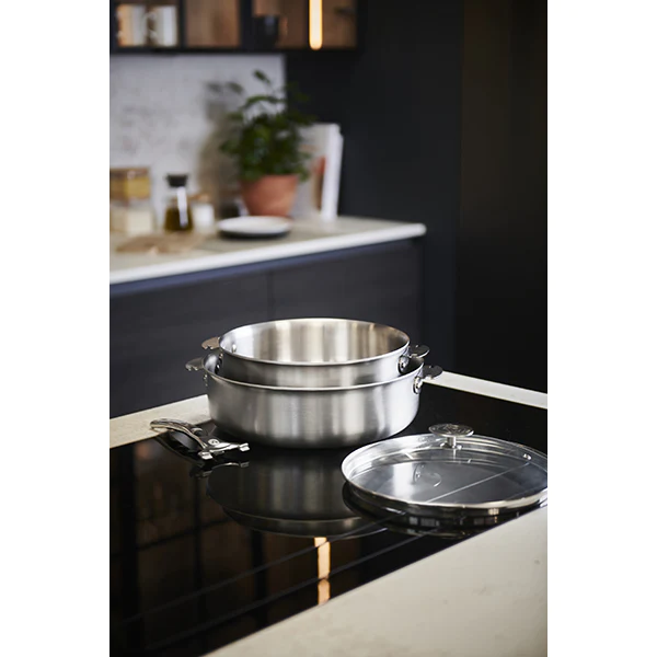 Sauteuse droite inox Alchimy Loqy 24 cm De Buyer