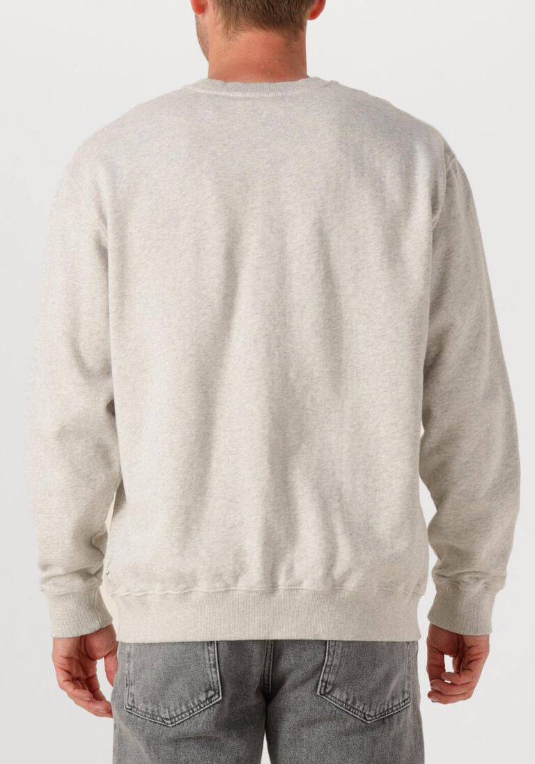 lichtgrijze forét sweater boat sweatshirt